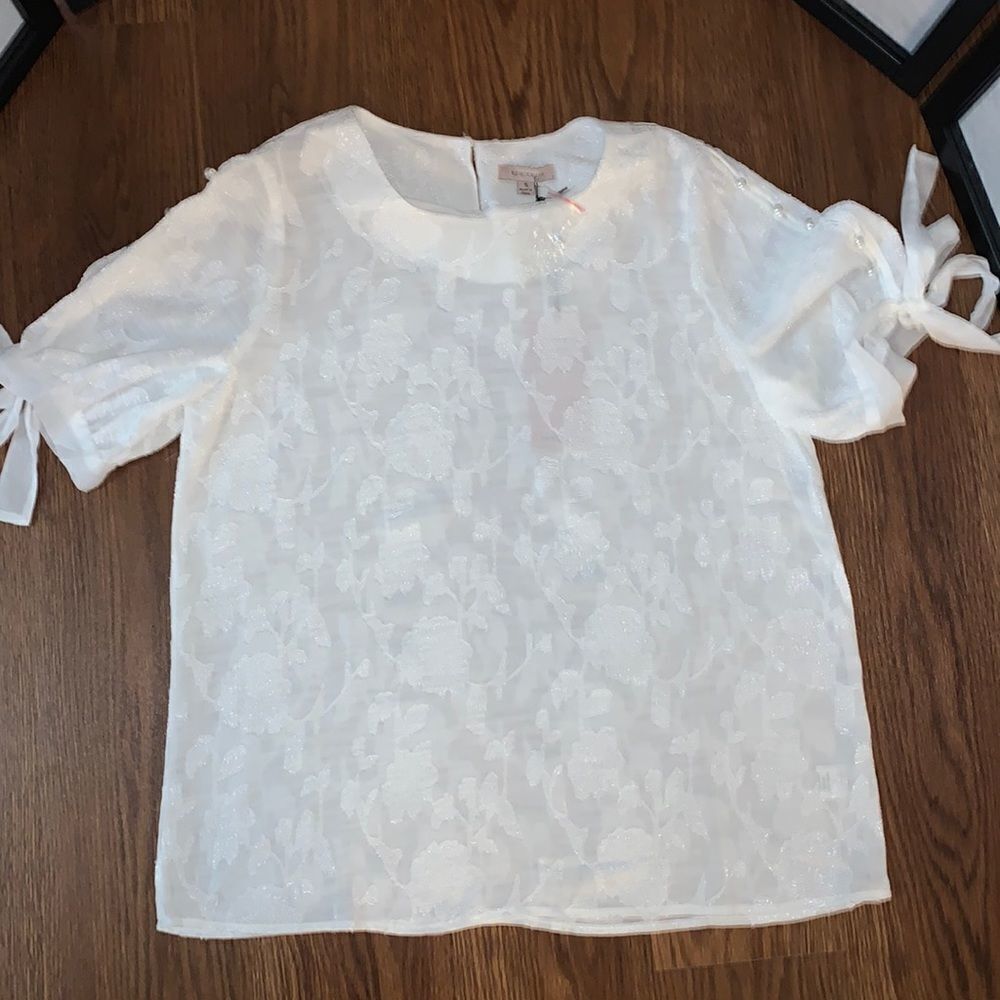 Remixmess white blouse size Small